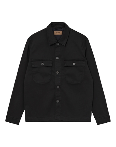Mos Mosh Gallery - MMGMatteo Soft Overshirt - Black